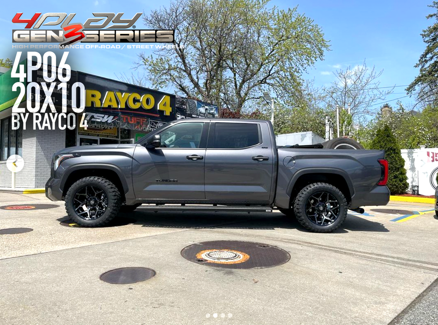 TOYOTA TUNDRA 4PLAY WHEELS 4P06 G3 SERIES 20X10 RAYCO 4
