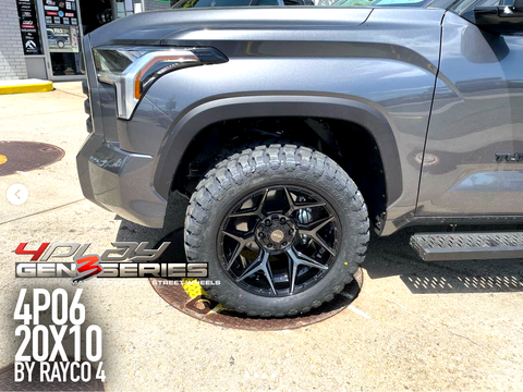 TOYOTA TUNDRA 4PLAY WHEELS 4P06 G3 SERIES 20X10 RAYCO 4