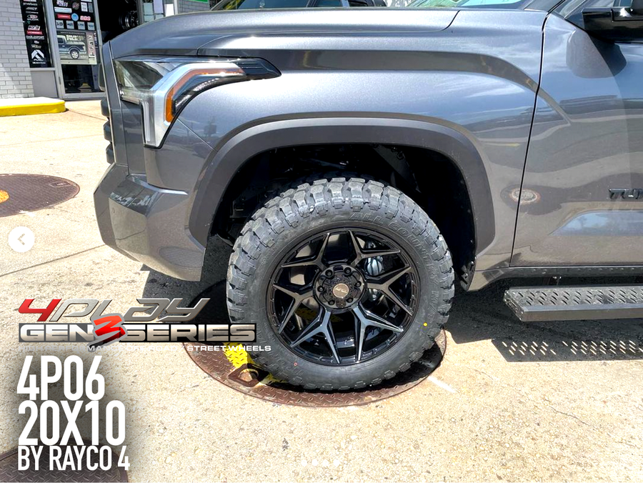 TOYOTA TUNDRA 4PLAY WHEELS 4P06 G3 SERIES 20X10 RAYCO 4