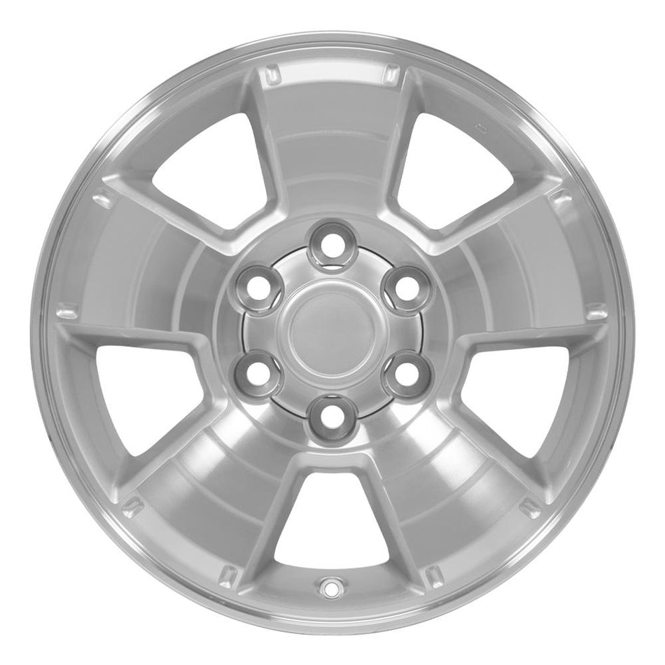 17x7.5 TY09 Gloss Silver Machined - 6x139.7 +30ET