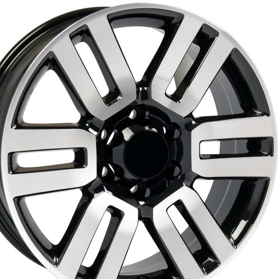 20x7 TY10 Gloss Black Machined - 6x139.7 +15ET