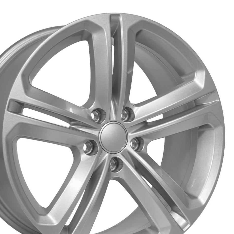 18x8 VW18 Gloss Silver - 5x112 +41ET