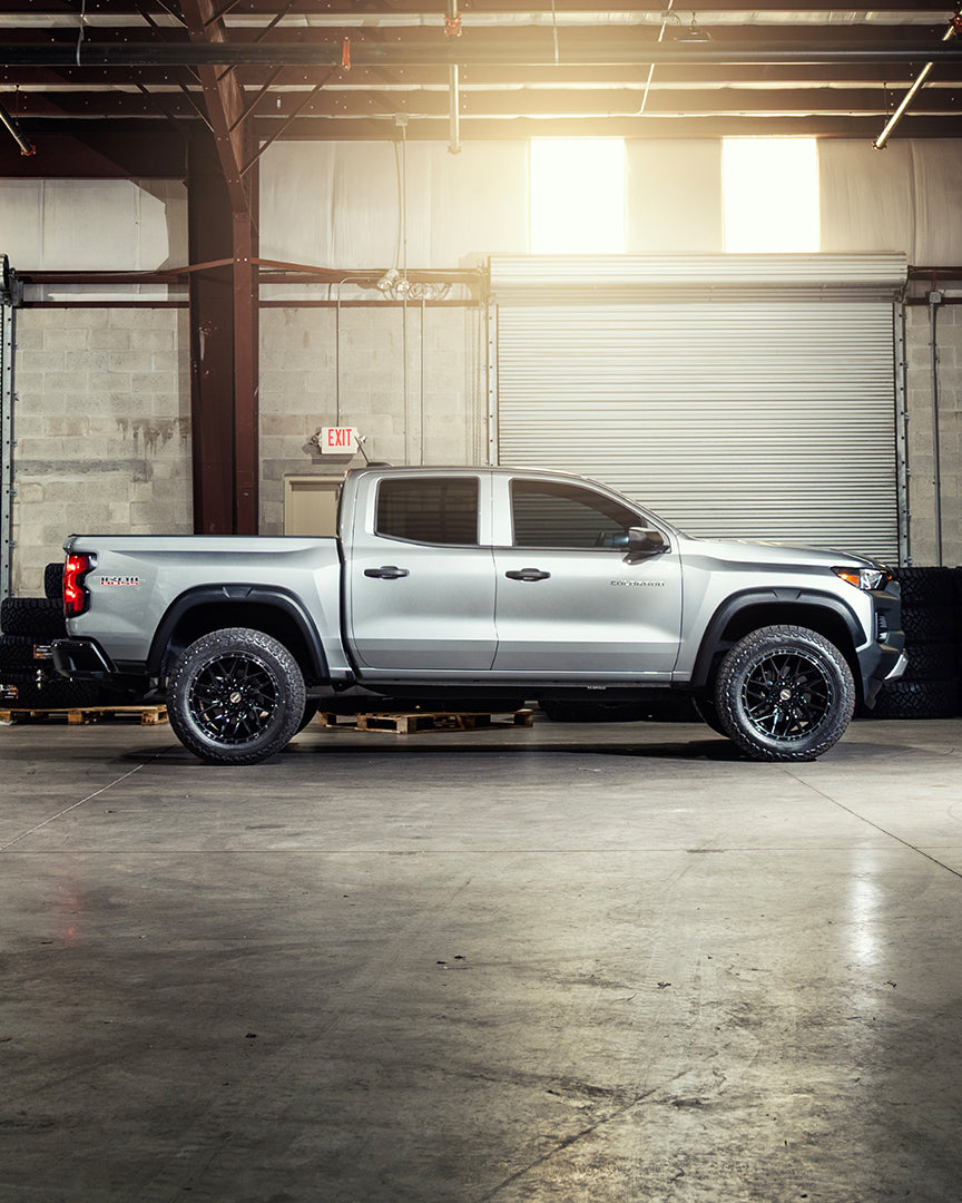 Chevrolet Colorado Trail Boss 4PLAY Wheels S28 20x9 Rims 275x60x20 Falken Tires Stock Suspension