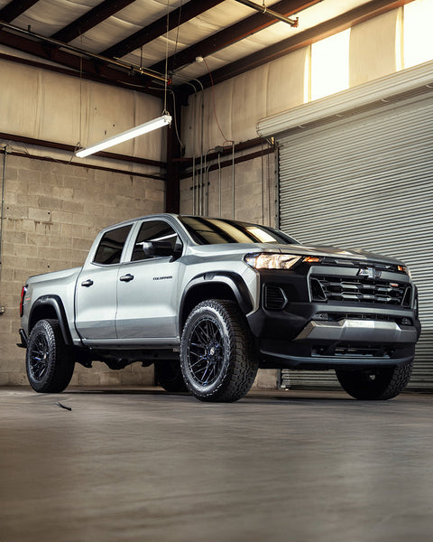 Chevrolet Colorado Trail Boss 4PLAY Wheels S28 20x9 Rims 275x60x20 Falken Tires Stock Suspension