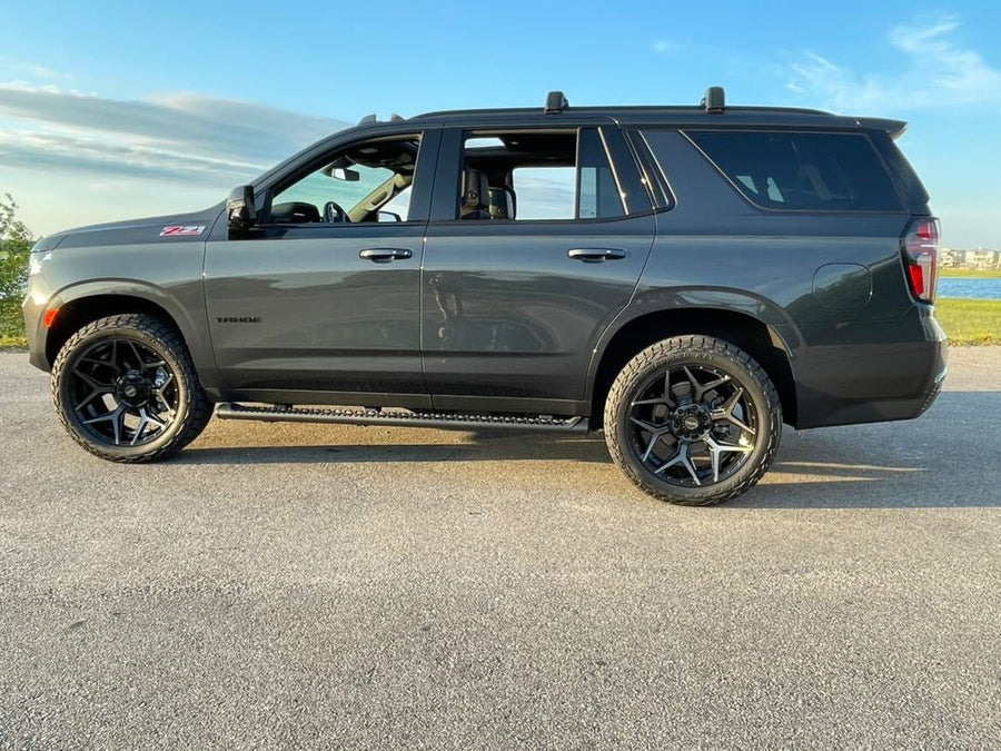 CHEVROLET TAHOE 4PLAY WHEELS 4P06 G3 SERIES 22X10 NITTO TIRES 305_45_22 STOCK HEIGHT