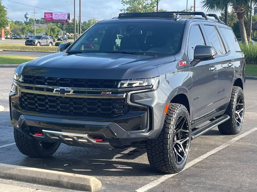 CHEVROLET TAHOE 4PLAY WHEELS 4P06 G3 SERIES 22X10 NITTO TIRES 305_45_22 STOCK HEIGHT
