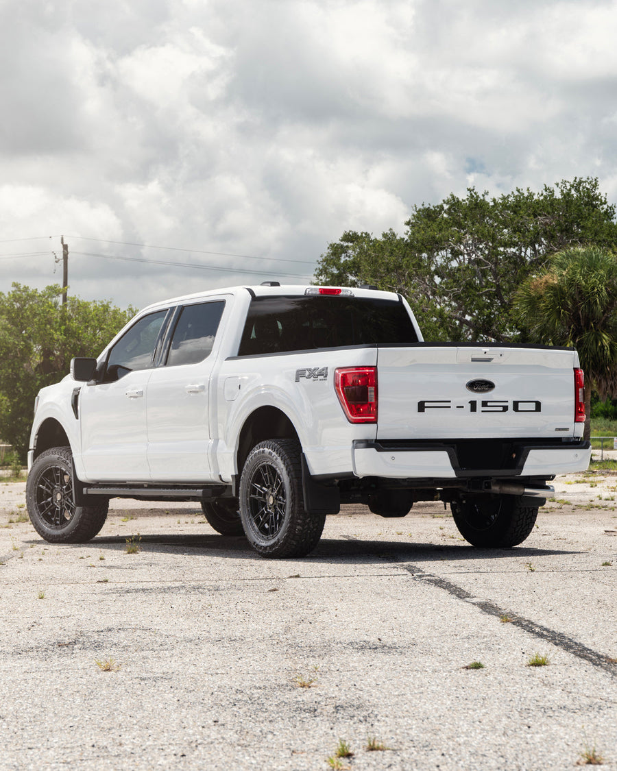 Ford F150 4PLAY Wheels S20 20x9 275x60x20 Falken Tires 2 Inch Leveled Suspension