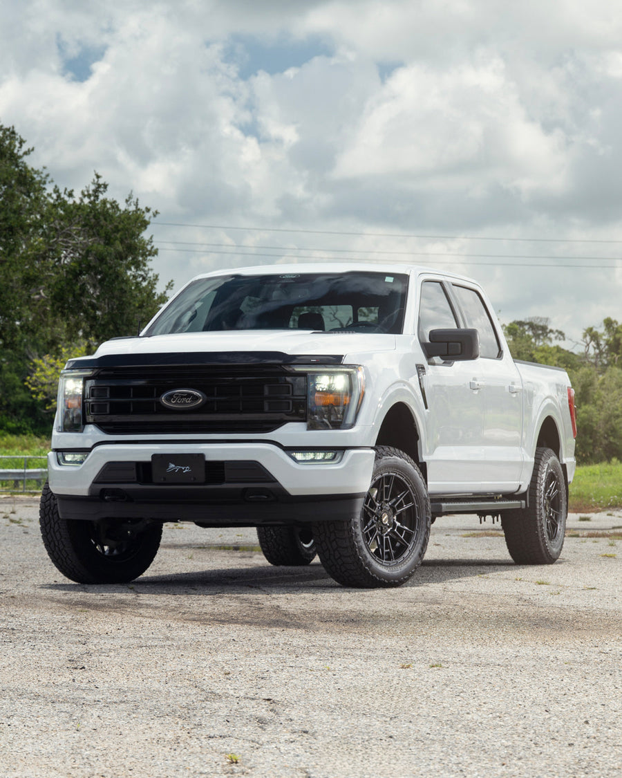 Ford F150 4PLAY Wheels S20 20x9 275x60x20 Falken Tires 2 Inch Leveled Suspension