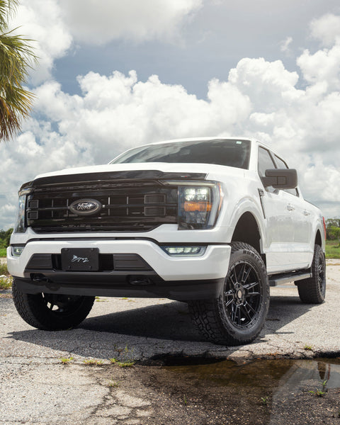 Ford F150 4PLAY Wheels S20 20x9 275x60x20 Falken Tires 2 Inch Leveled Suspension