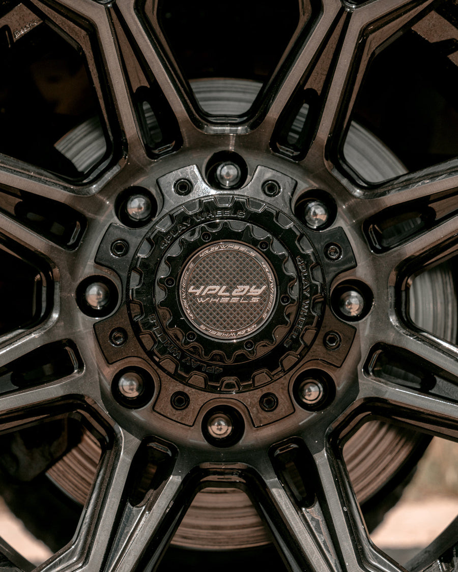 Ford F250 4PLAY Wheels 4P83 20x9-0 35x12.5x20 Mastercraft Tires 3.5 Inch Lift