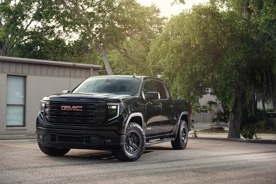 GMC Sierra 1500 4PLAY Wheels 4PS01 17x9 33x12.5x17 Tire