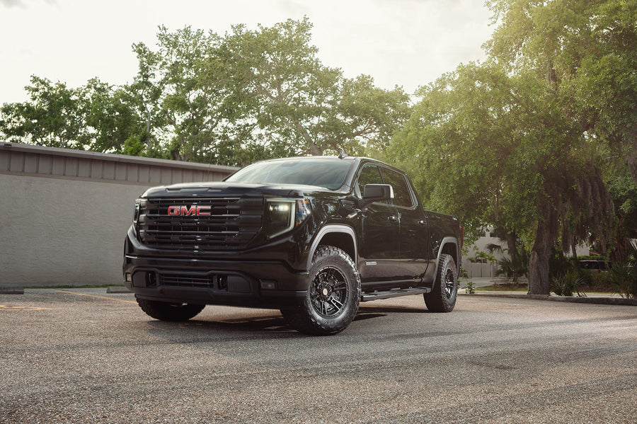 GMC Sierra 1500 4PLAY Wheels 4PS01 17x9 33x12.5x17 Tire