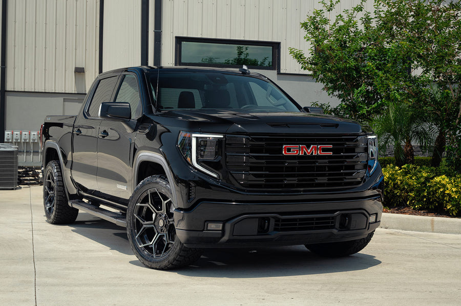 GMC Sierra 1500 4PLAY Wheels 4PS26 22x10 33x12.5x22 Tire