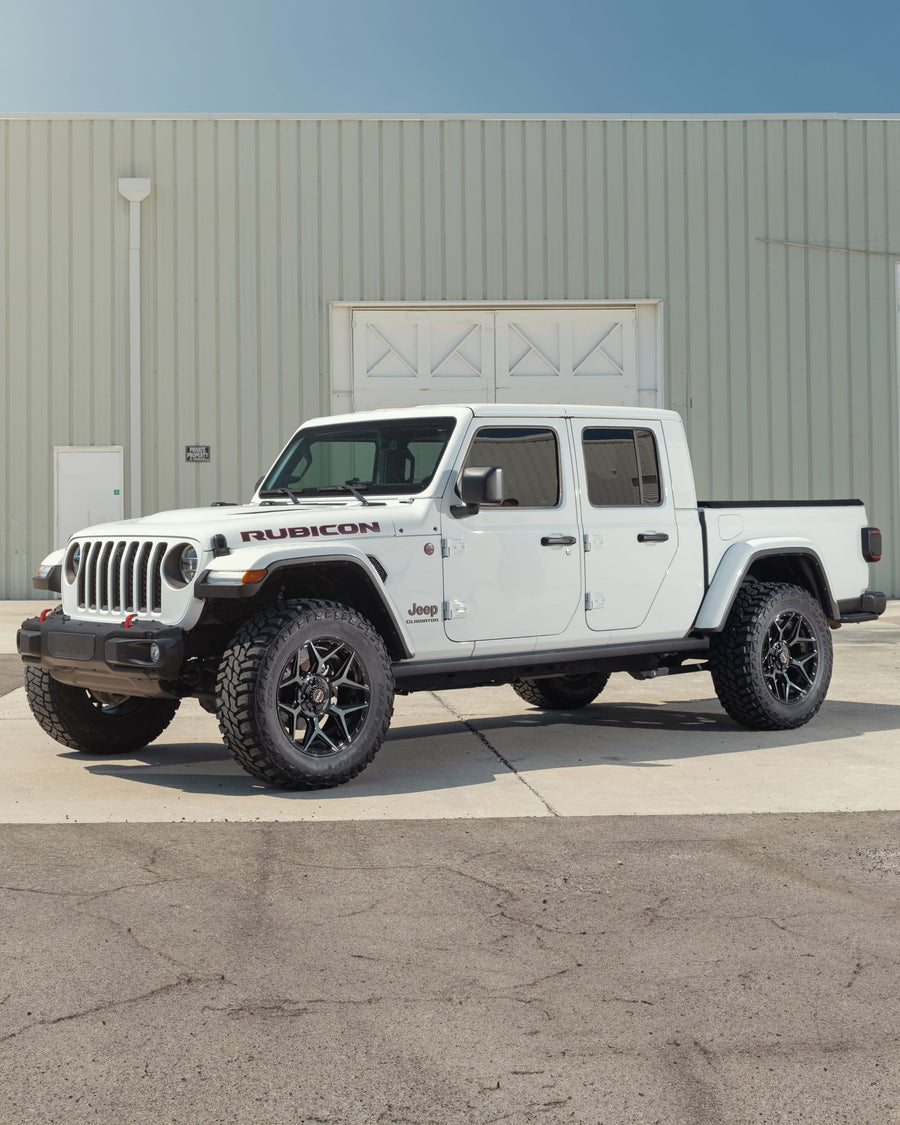 Jeep Gladiator 4PLAY Wheels 4P06 Rims 20×9 35×12.5×20 Tires Stock Suspension