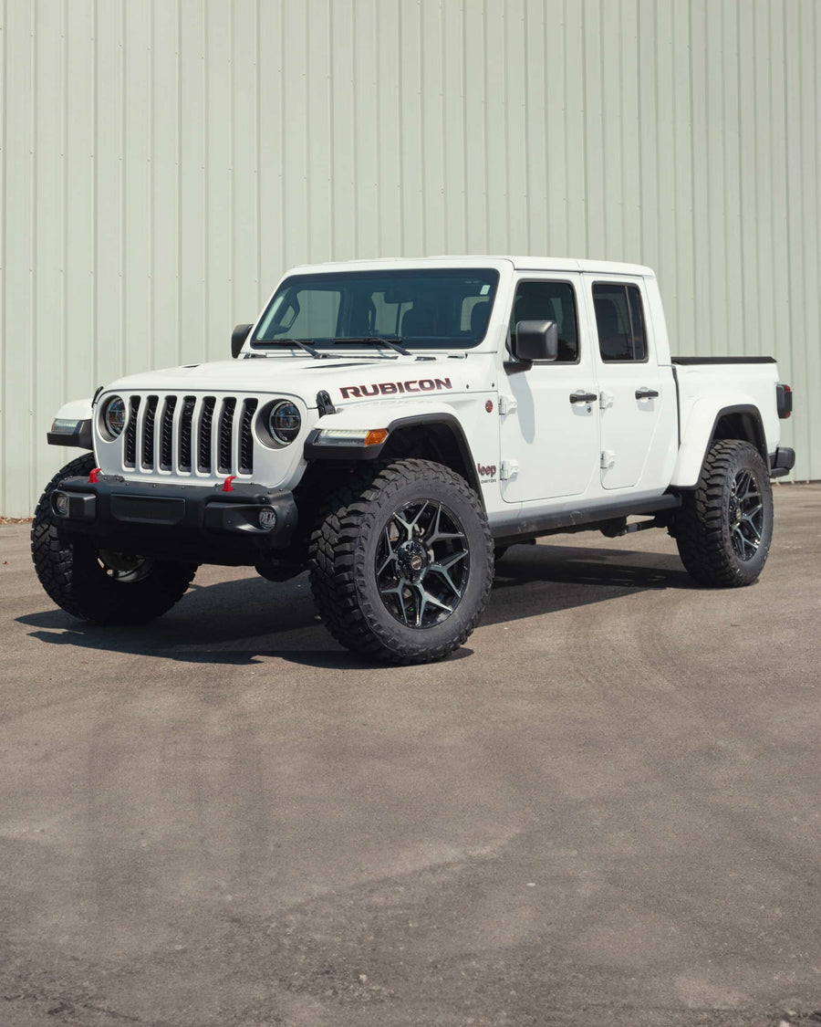 Jeep Gladiator 4PLAY Wheels 4P06 Rims 20×9 35×12.5×20 Tires Stock Suspension