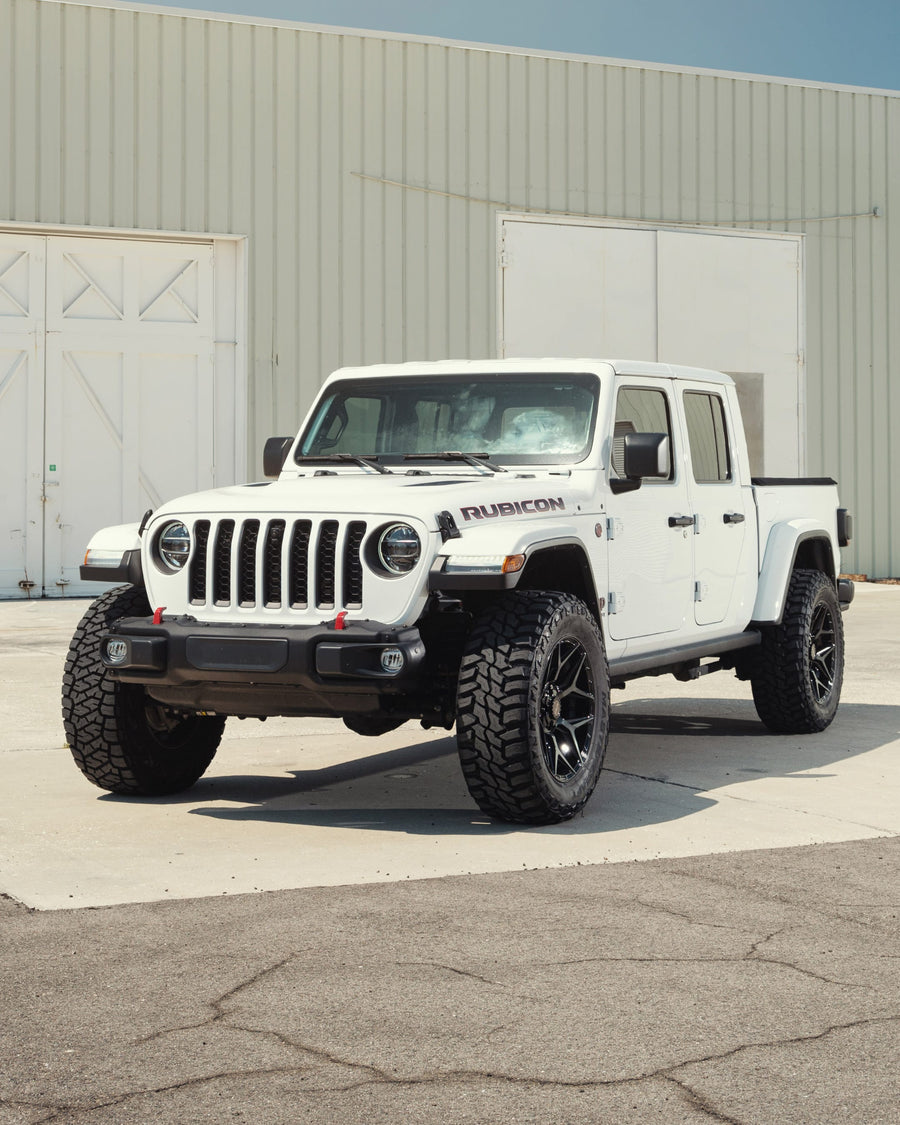 Jeep Gladiator 4PLAY Wheels 4P06 Rims 20×9 35×12.5×20 Tires Stock Suspension