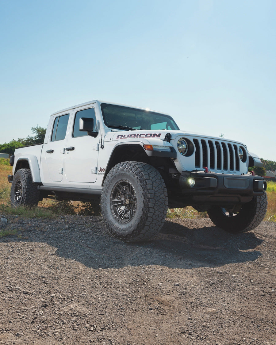 Jeep Gladiator 4PLAY Wheels 4PS01 Rims 17×9 35×12.5×17 Tires Stock Suspension