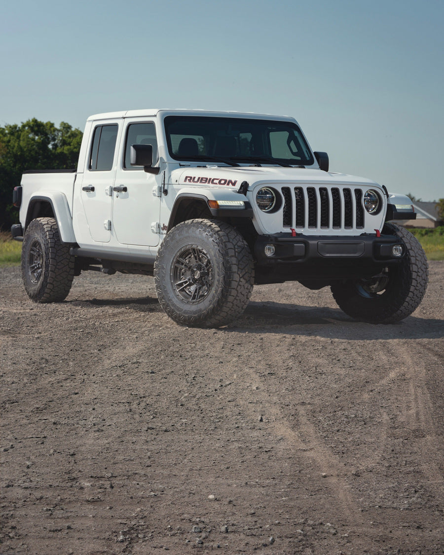 Jeep Gladiator 4PLAY Wheels 4PS01 Rims 17×9 35×12.5×17 Tires Stock Suspension