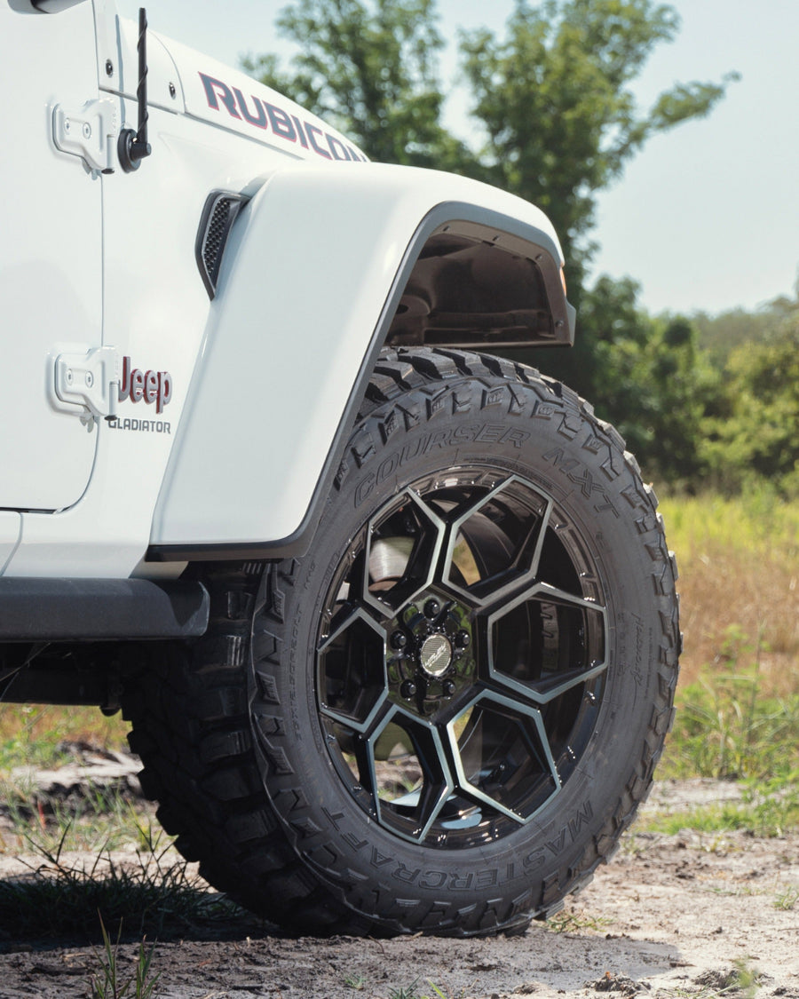 Jeep Gladiator 4PLAY Wheels 4PS26 Rims 20×9 35×12.5×20 Tires Stock Suspension
