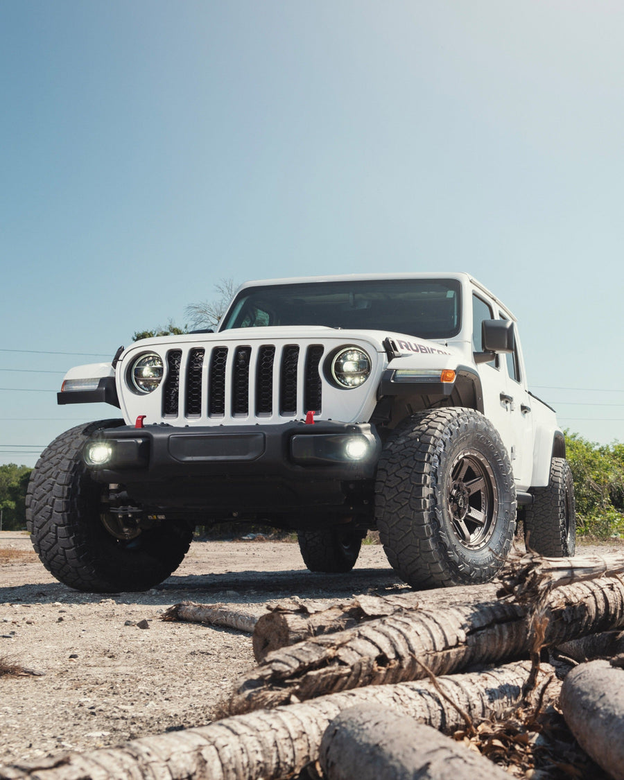 Jeep Gladiator 4PLAY Wheels 4PS63 Rims 17×9 35×12.5×17 Tires Stock Suspension