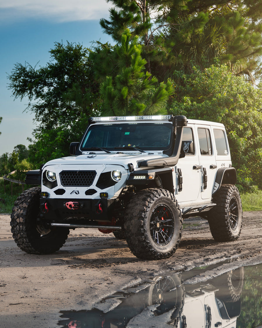 Jeep Wrangler 4PLAY Wheels 4PS20 20x9 38x13.5x20 Yokohama Tires