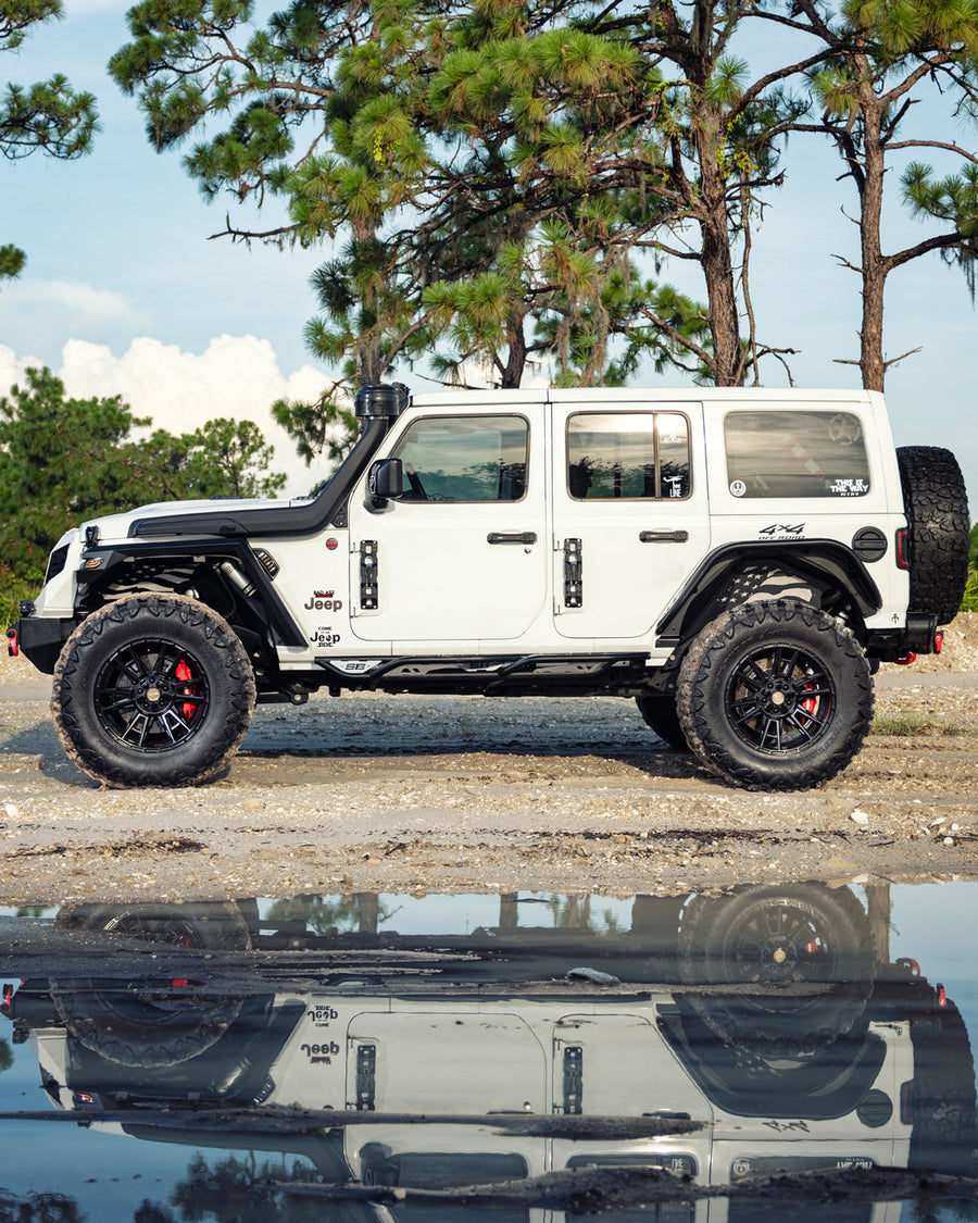 Jeep Wrangler 4PLAY Wheels 4PS20 20x9 38x13.5x20 Yokohama Tires