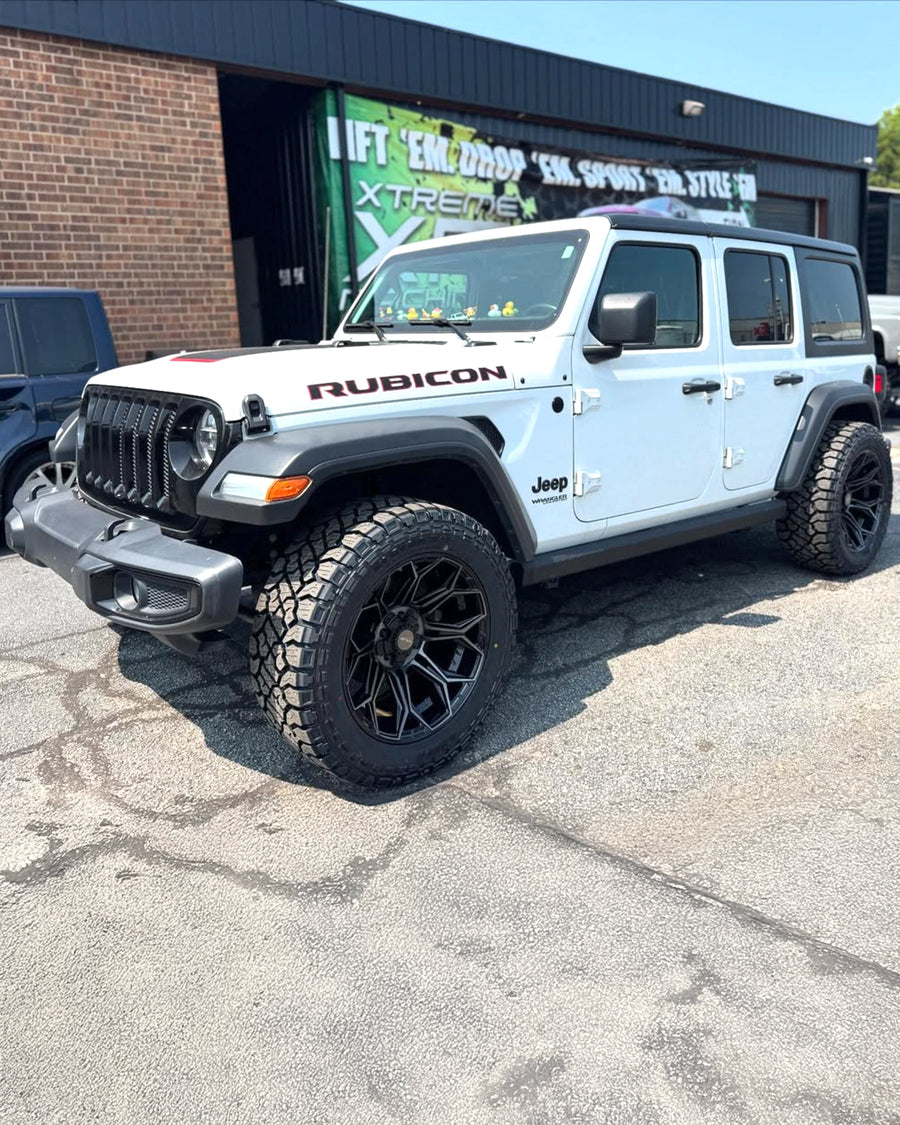 Jeep Wrangler 4PLAY Wheels 4P83 22x10 Rims 35x12.5x22 4P Wheels