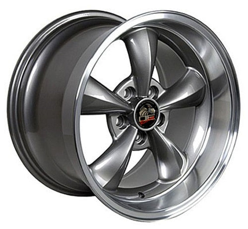 17x10.5 FR01 Gloss Anthracite Machined Lip - 5x114.3 +27ET