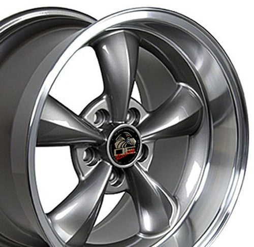 17x10.5 FR01 Gloss Anthracite Machined Lip - 5x114.3 +27ET