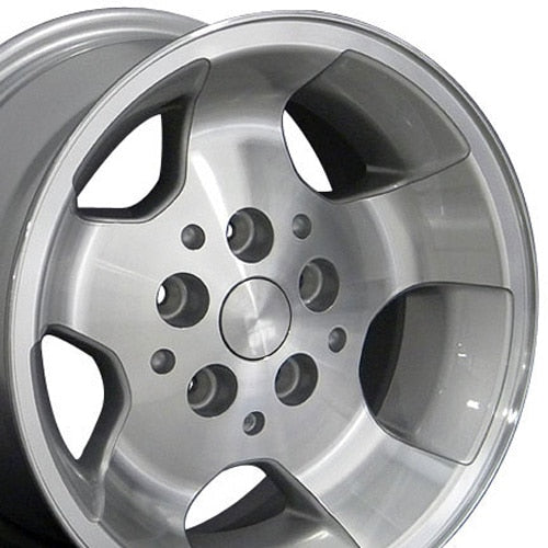15x8 JP08 Gloss Silver Machined - 5x114.3 +25.4ET