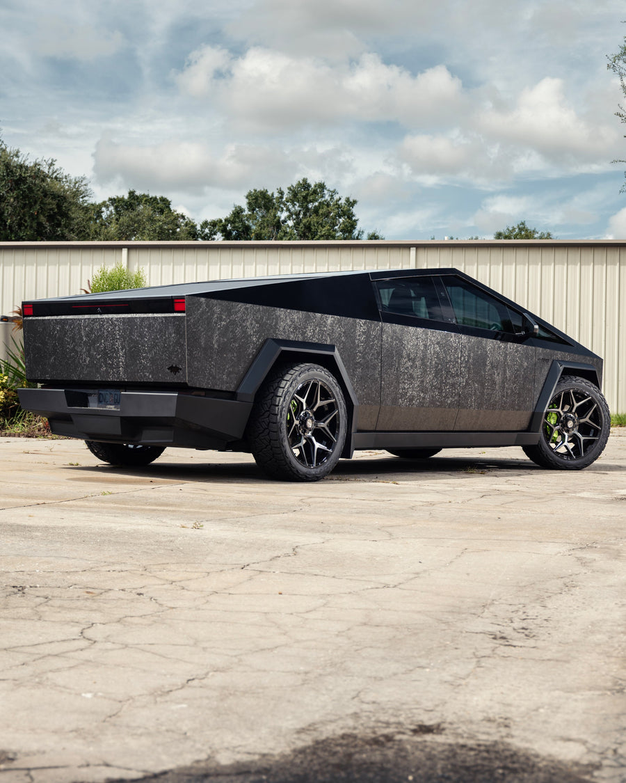 Tesla Cybertruck 4PLAY Wheels Brushed Black 4P06 24x10
