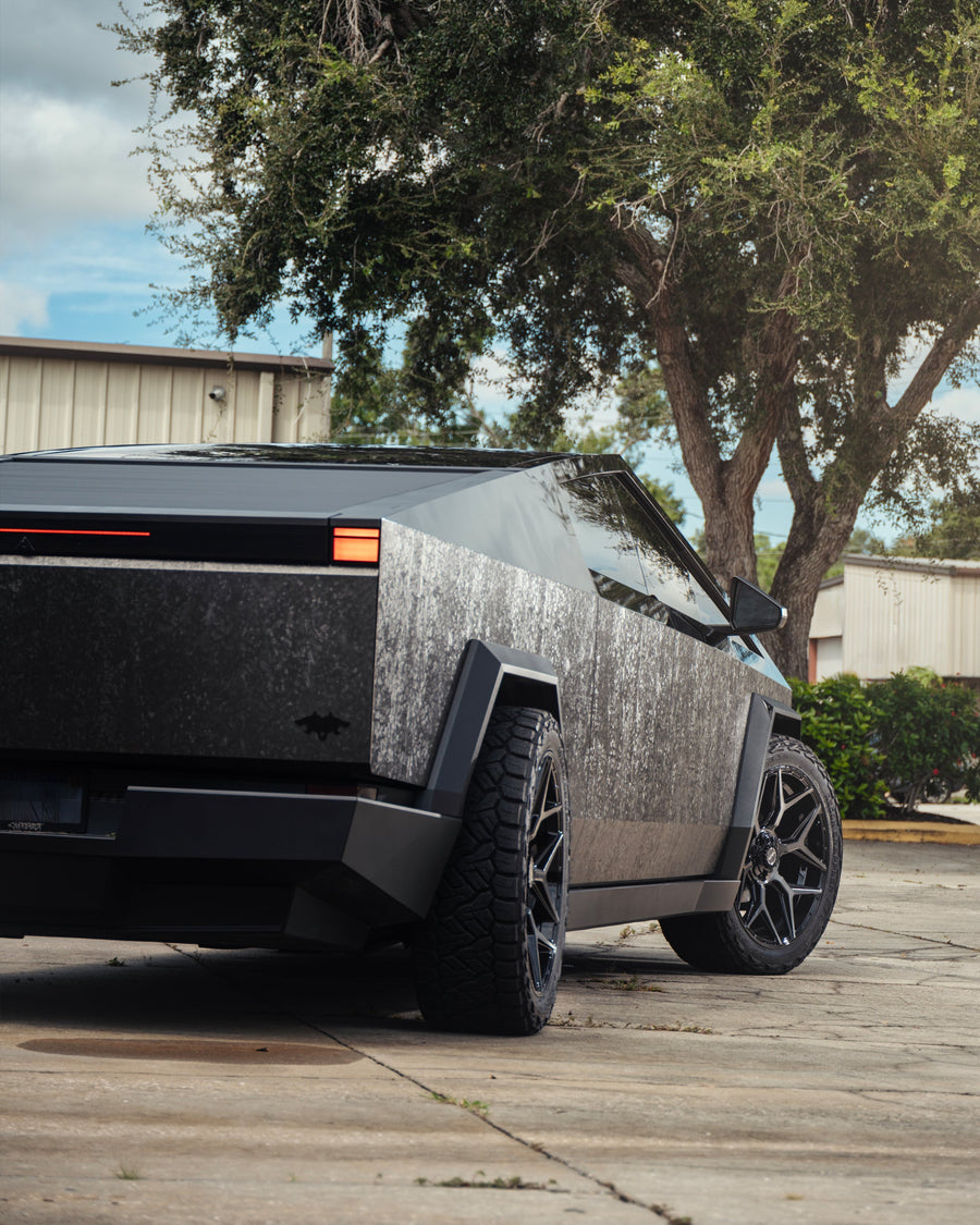 Tesla Cybertruck 4PLAY Wheels Brushed Black 4P06 24x10